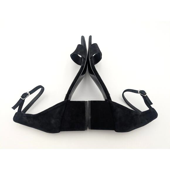 Steve Madden Irenee Heel Sandals Women's Ankle Strap Black Size US9.5M EU40 - Picture 6 of 10